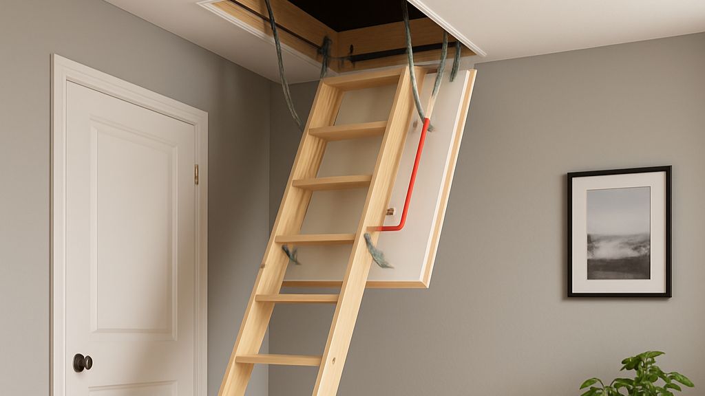 Loft ladder installation support
